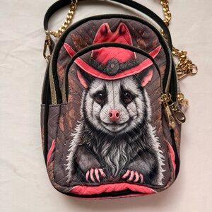 Opposum Chic Animal Print Women's Bag